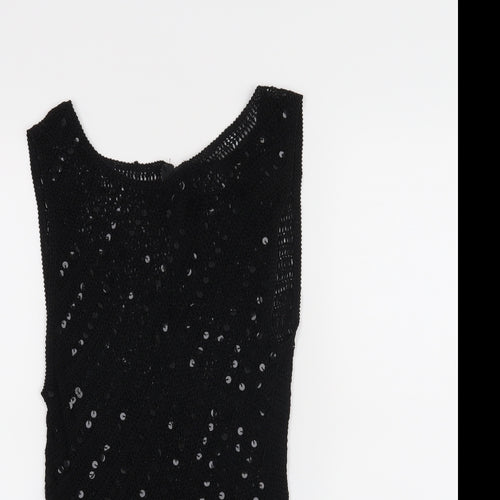Isabella Womens Black   Basic Tank Size M