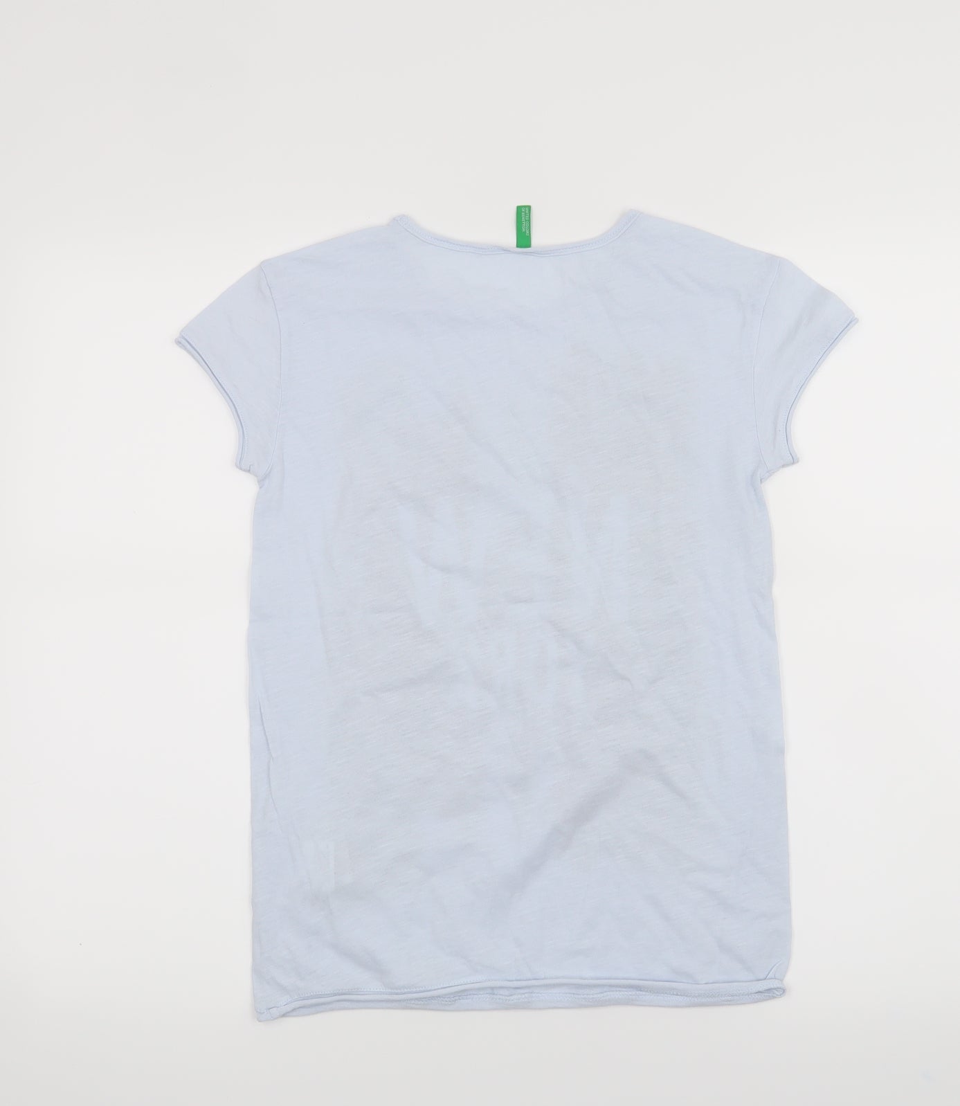 United Colours of Benetton Girls Blue   Basic T-Shirt Size 11-12 Years