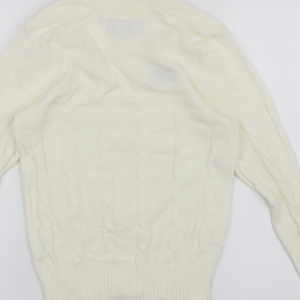 Slazenger Boys White   Pullover Jumper Size 11-12 Years