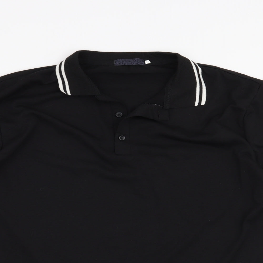 Preworn Mens Black    T-Shirt Size L