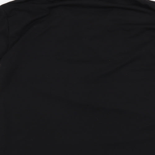 Preworn Mens Black    T-Shirt Size L