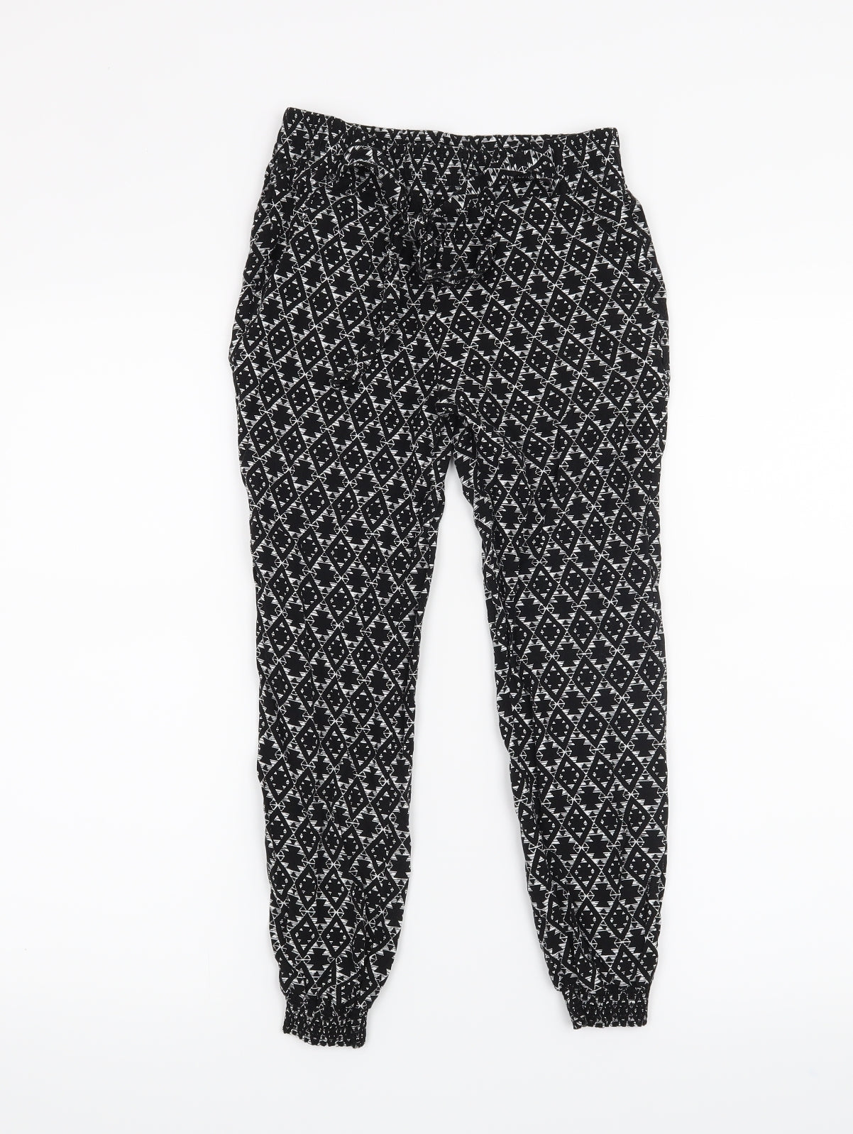 Primark Girls Black   Harem Trousers Size 8-9 Years