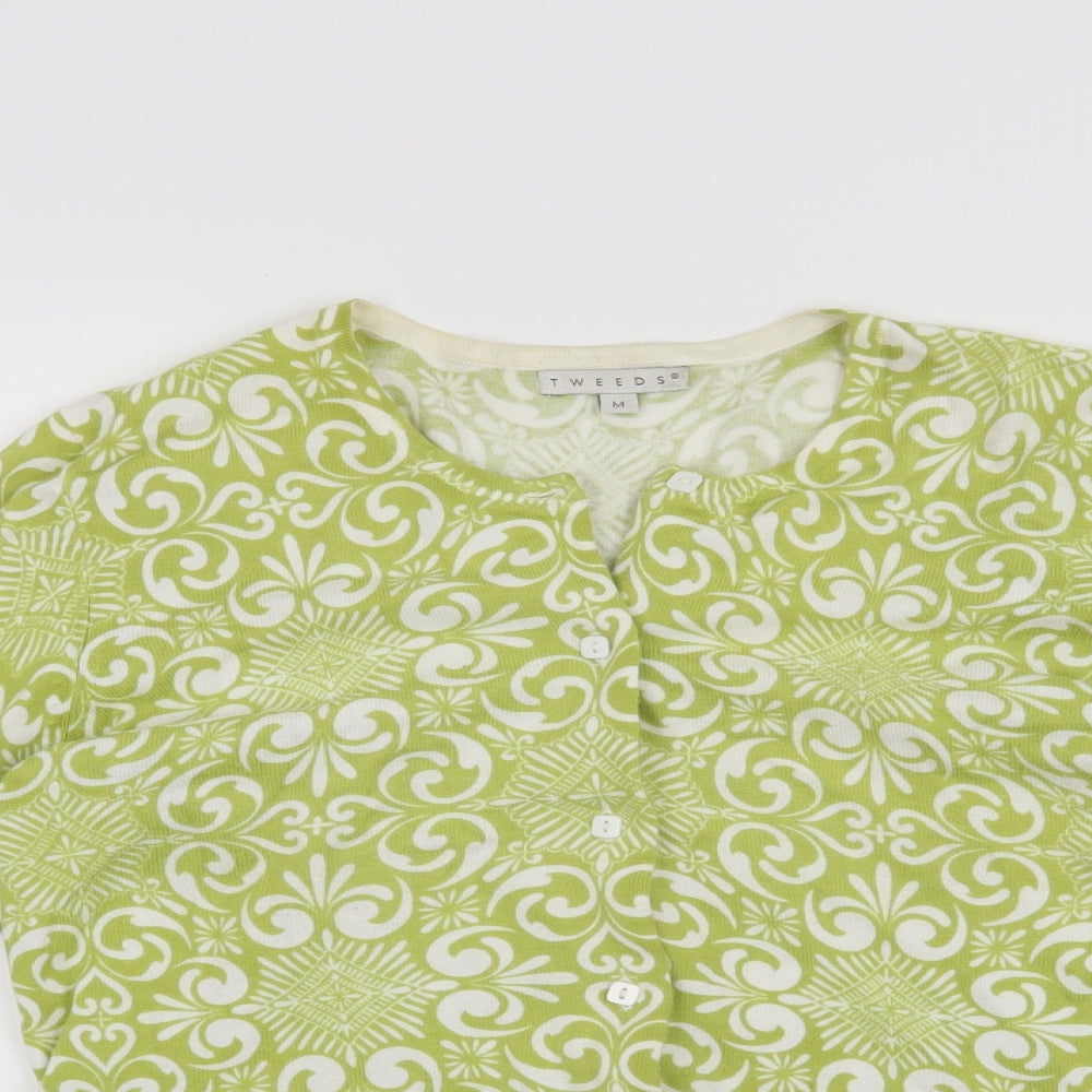 Tweeds Womens Green   Cardigan Jumper Size M