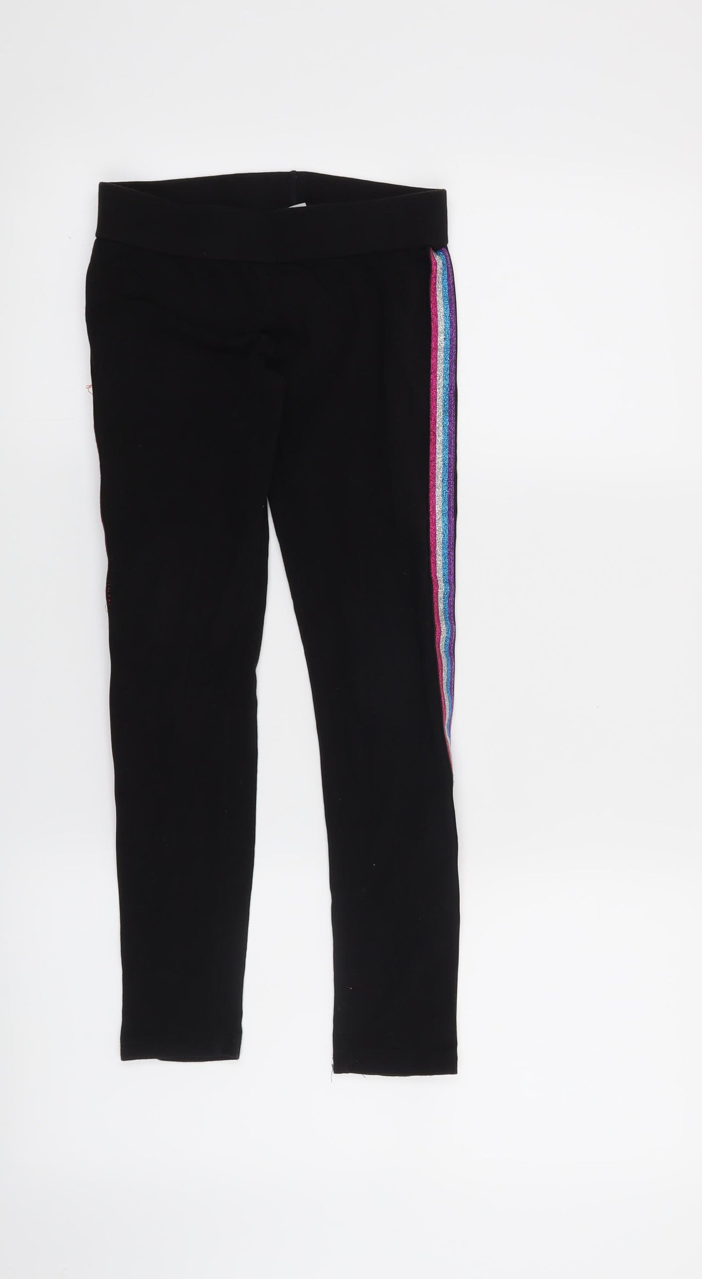 Primark Girls Black   Jogger Trousers Size 9 Years