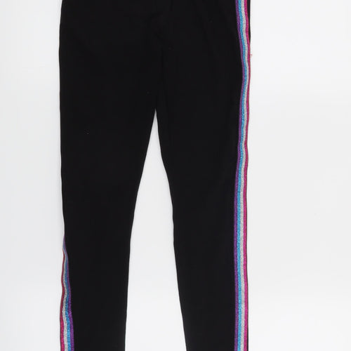 Primark Girls Black   Jogger Trousers Size 9 Years