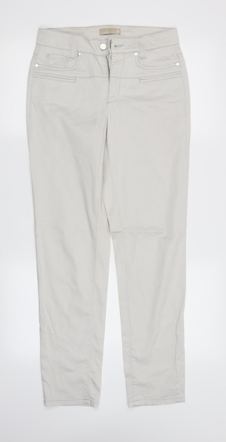 Cambio Womens Ivory   Trousers  Size 6 L29.5 in