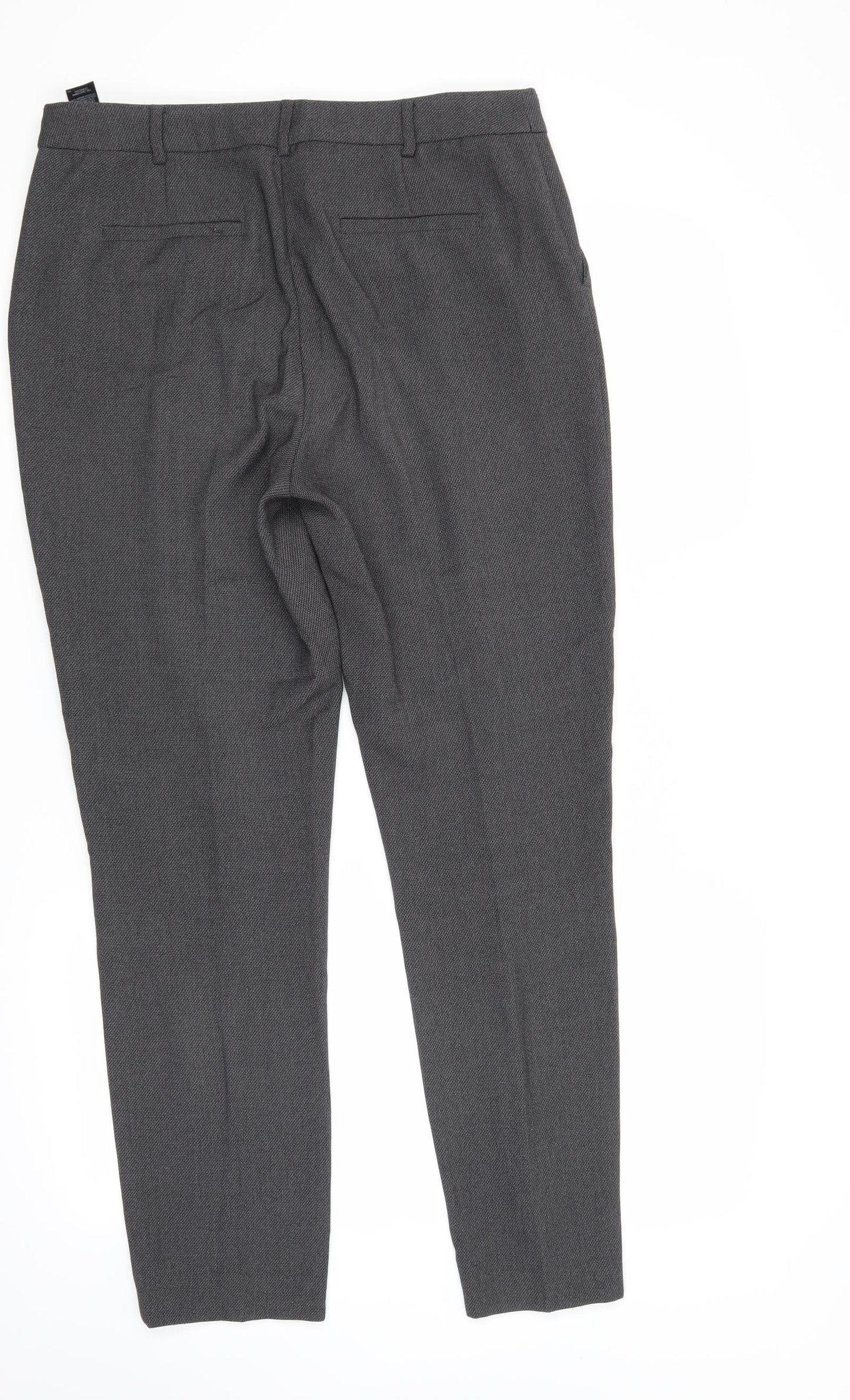 M&S Collection Womens Grey   Trousers  Size 12 L29 in