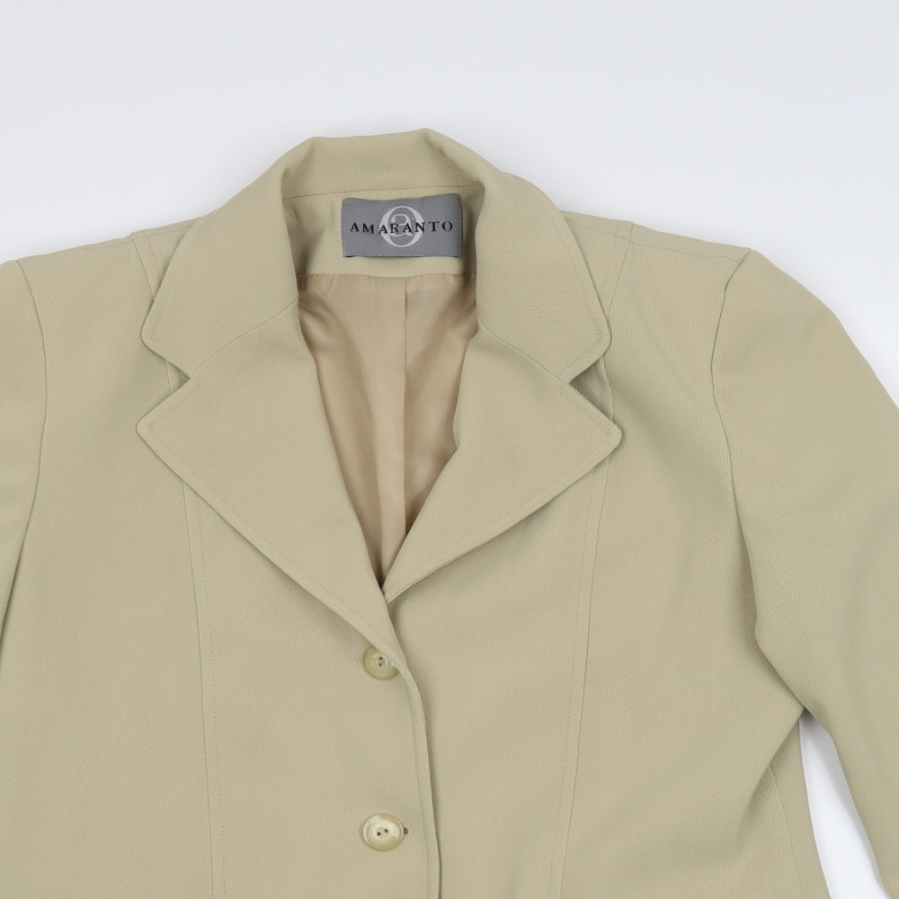 AMARANTO Womens Gold   Jacket