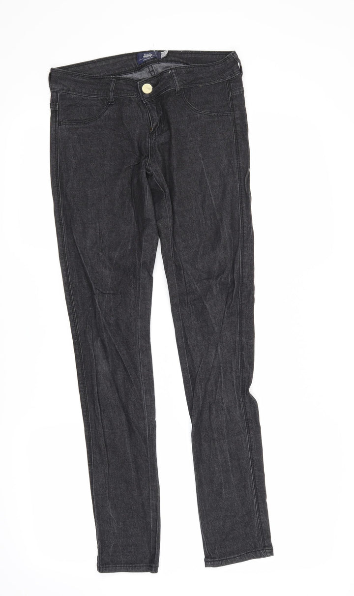 BSK Womens Black   Straight Jeans Size 8 L29.5 in
