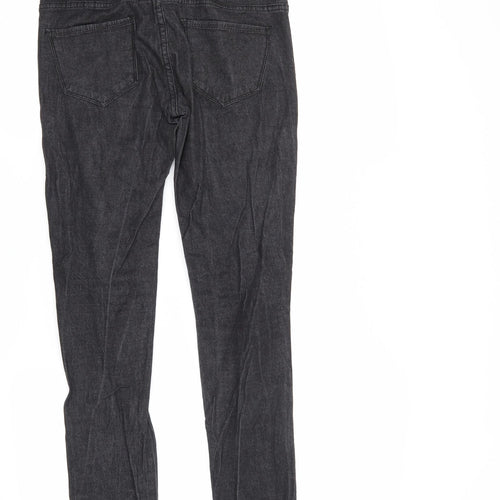 BSK Womens Black   Straight Jeans Size 8 L29.5 in