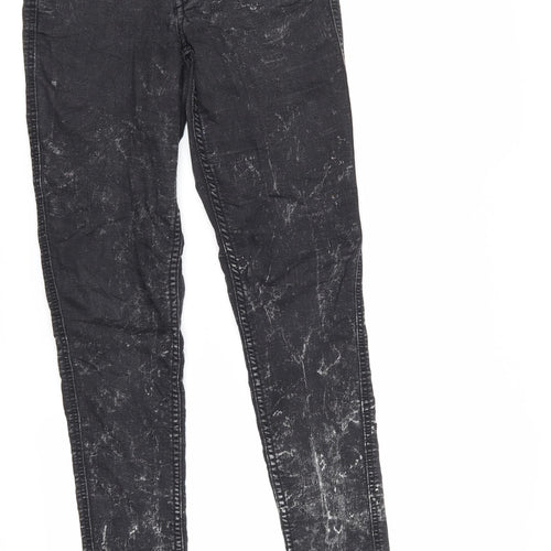 Denim & Co. Womens Black   Straight Jeans Size 6 L30 in