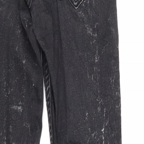 Denim & Co. Womens Black   Straight Jeans Size 6 L30 in
