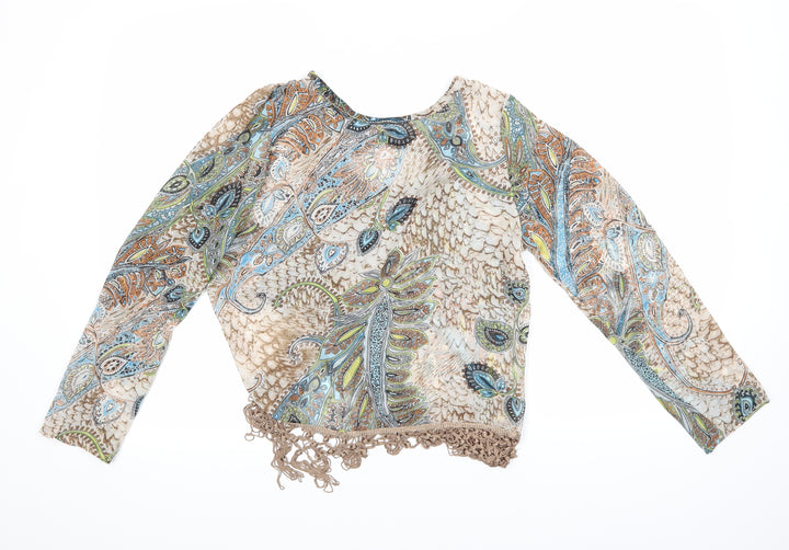 Minimum Womens Multicoloured Paisley  Basic Blouse Size S
