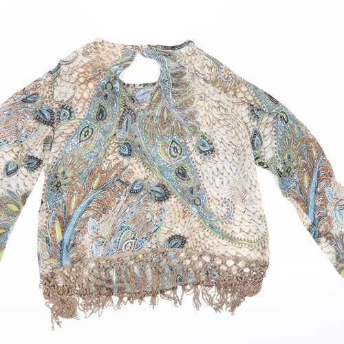 Minimum Womens Multicoloured Paisley  Basic Blouse Size S