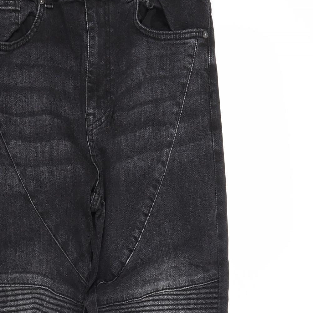 Zara Womens Black   Straight Jeans Size 16 L27 in