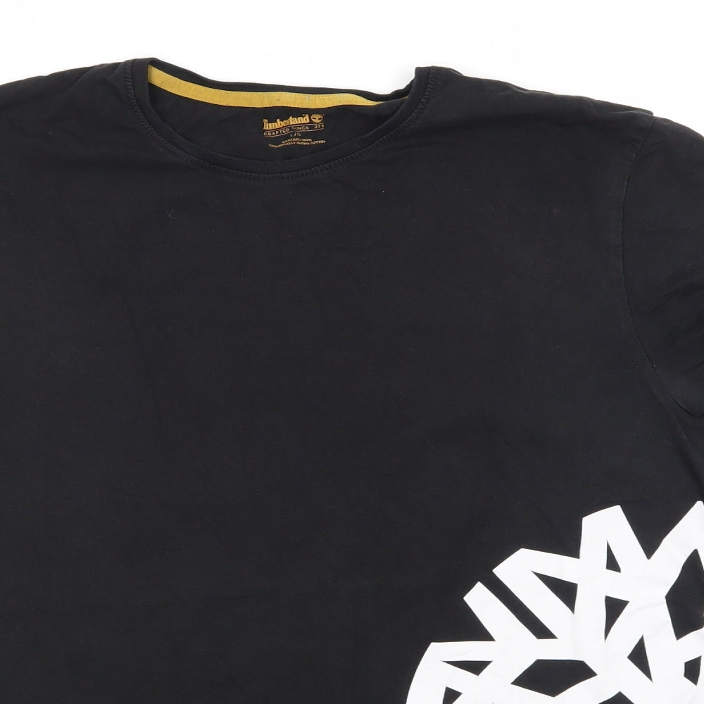 Timberland Mens Black    T-Shirt Size L
