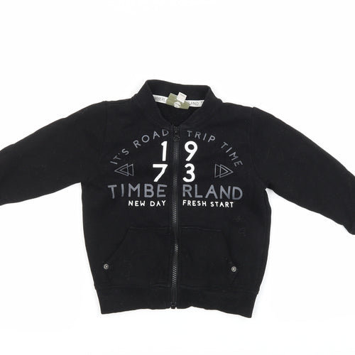 Timberland Boys Black   Full Zip Sweatshirt Size 4 Years