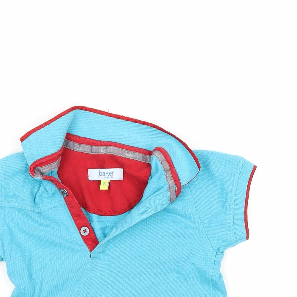 Ted Baker Boys Blue   Basic Polo Size 2-3 Years