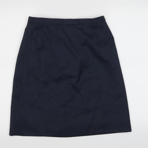 Preworn Womens Blue   A-Line Skirt