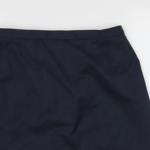 Preworn Womens Blue   A-Line Skirt