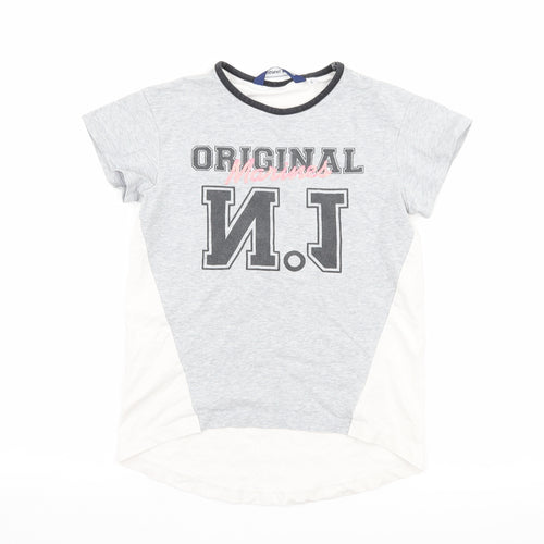 Original Marines Girls Grey   Basic T-Shirt Size 6 Years