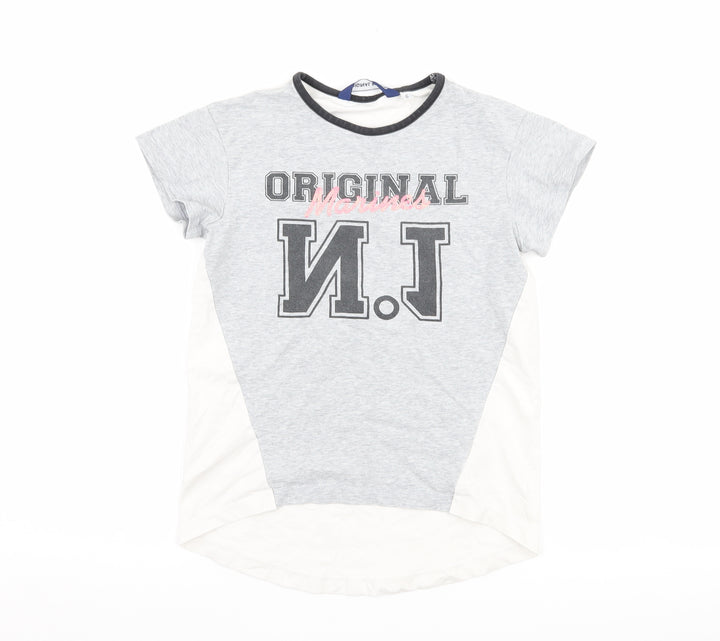Original Marines Girls Grey Basic T-Shirt Size 6 Years