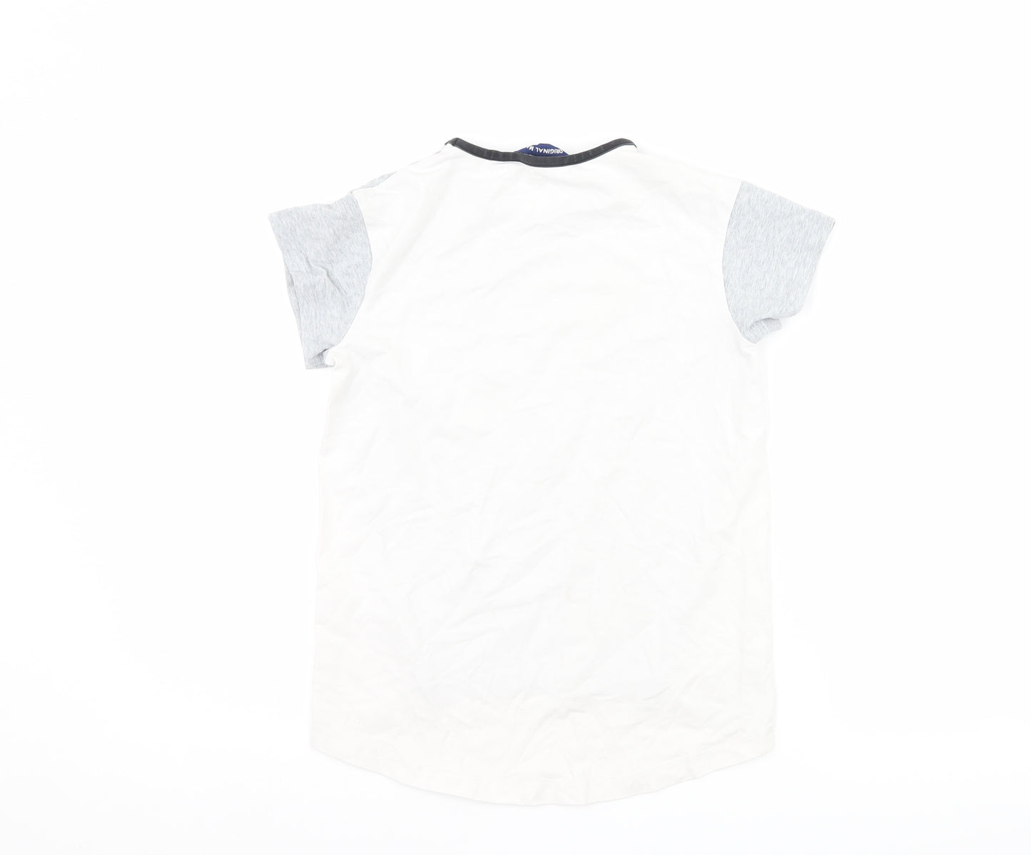 Original Marines Girls Grey   Basic T-Shirt Size 6 Years