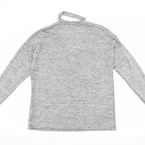 Papaya Womens Grey   Basic T-Shirt Size 14