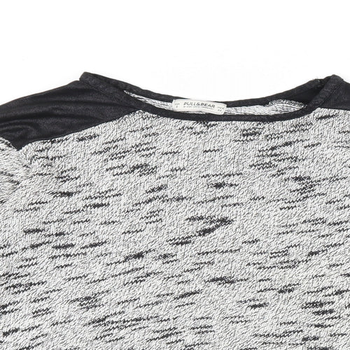Pull&Bear Womens Grey   Pullover Jumper Size S