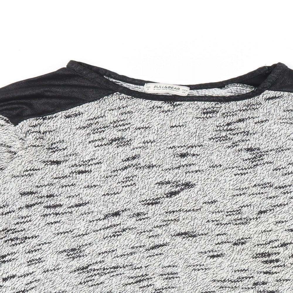Pull&Bear Womens Grey   Pullover Jumper Size S