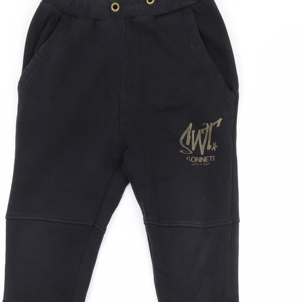 Sonetti Boys Black   Jogger Trousers Size 8-9 Years