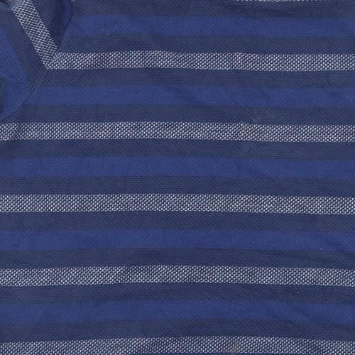 Racing Green Mens Blue Striped   T-Shirt Size XL