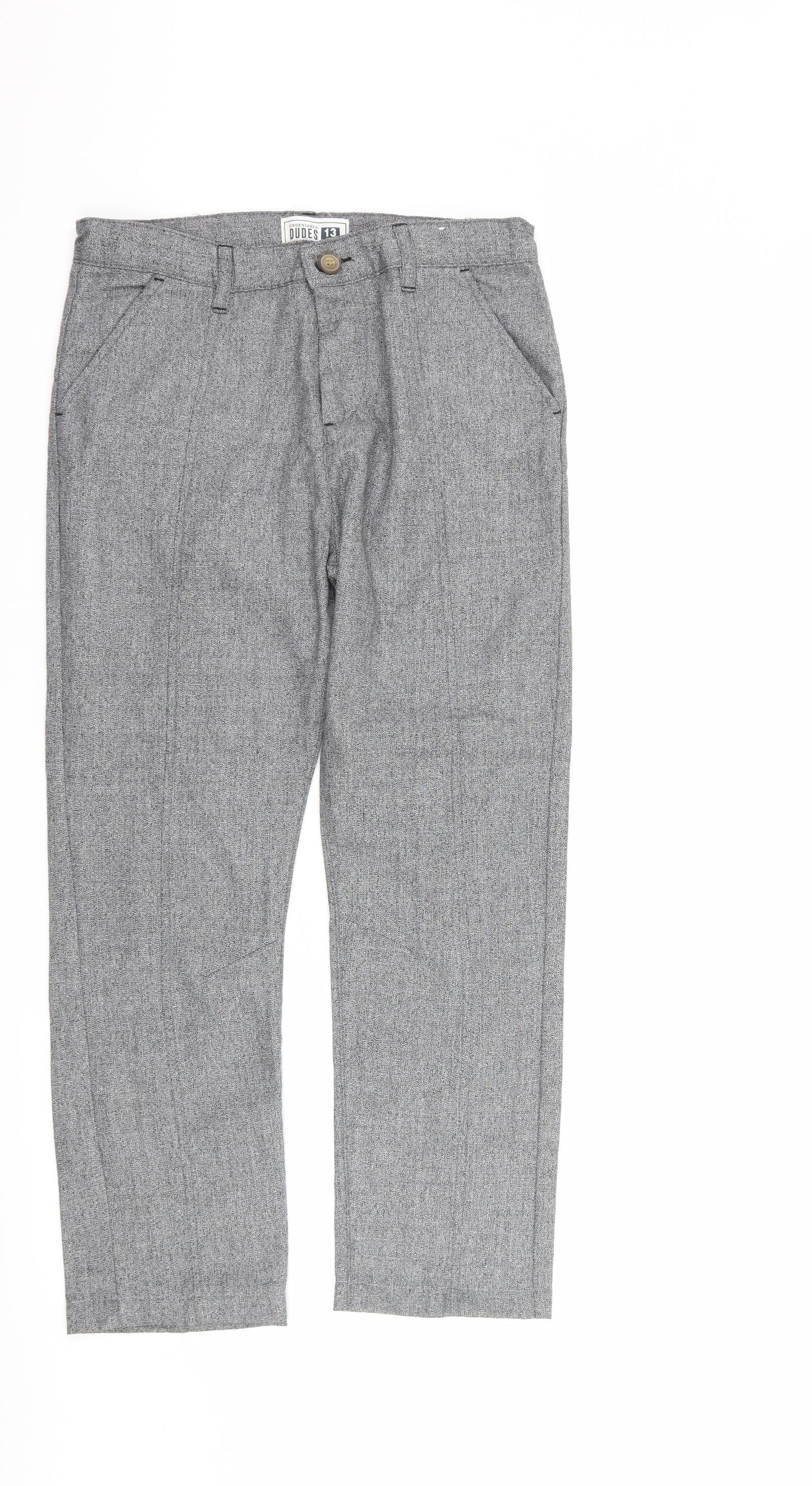 Matalan Boys Grey   Dress Pants Trousers Size 13 Years