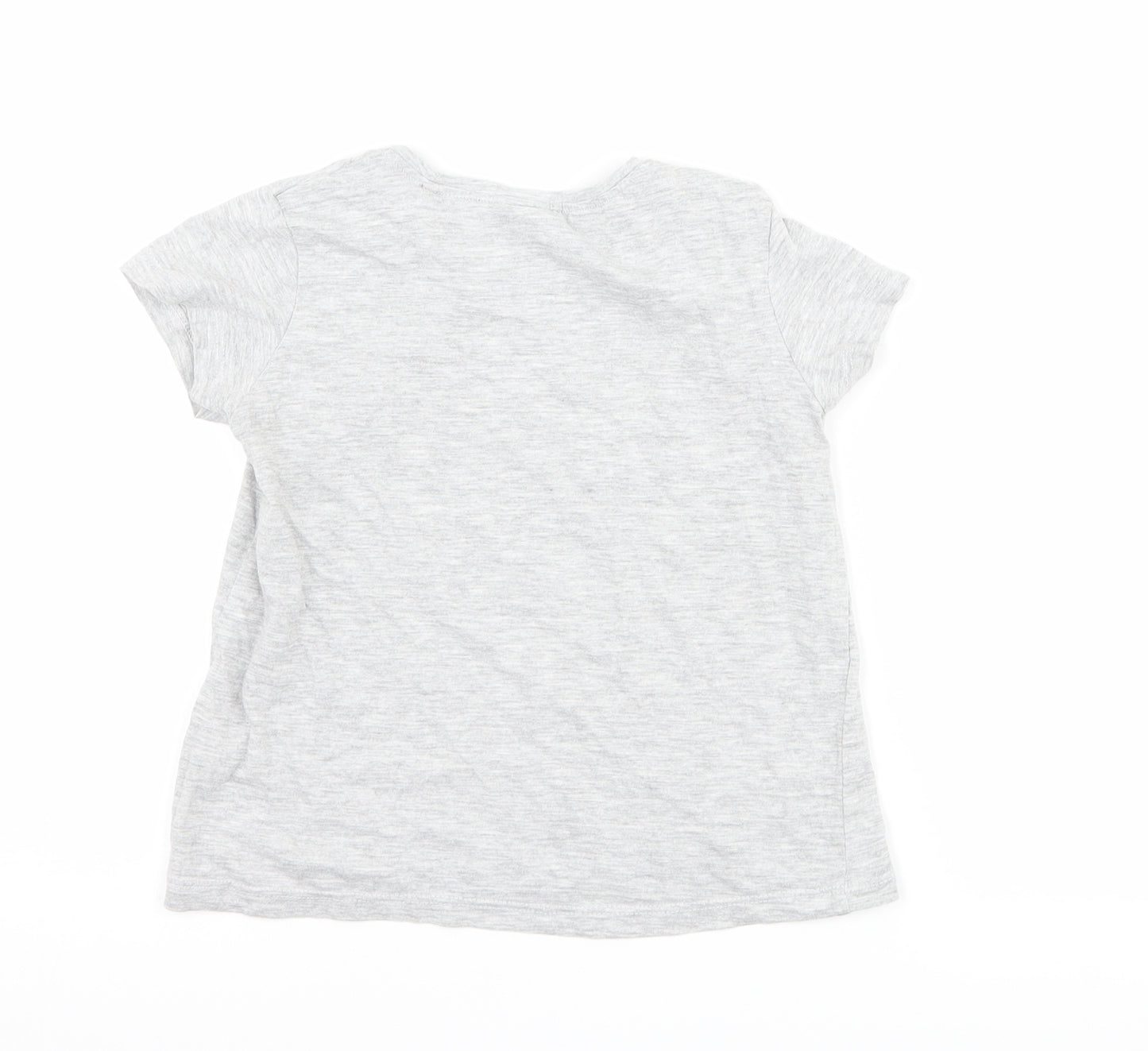 NEXT Girls Grey   Basic T-Shirt Size 3-4 Years  - cat