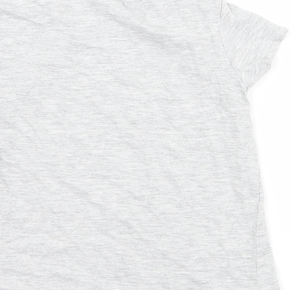 NEXT Girls Grey   Basic T-Shirt Size 3-4 Years  - cat