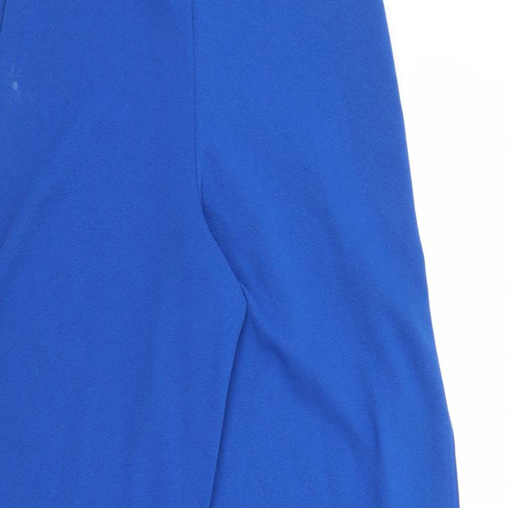 PRETTYLITTLETHING Womens Blue   Trousers  Size 6 L31 in