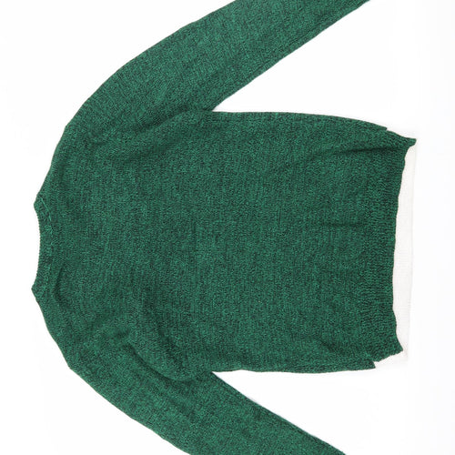 George Boys Green   Pullover Jumper Size 13-14 Years  - Christmas Santa
