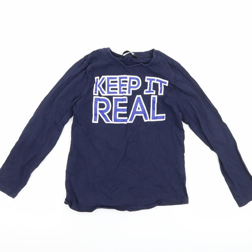 PEP & CO Boys Blue   Basic T-Shirt Size 6-7 Years  - Keep it real
