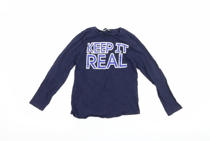 PEP & CO Boys Blue   Basic T-Shirt Size 6-7 Years  - Keep it real