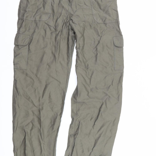Nutmeg Girls Green   Cargo Trousers Size 13-14 Years