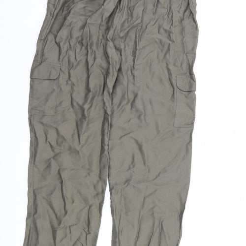 Nutmeg Girls Green   Cargo Trousers Size 13-14 Years