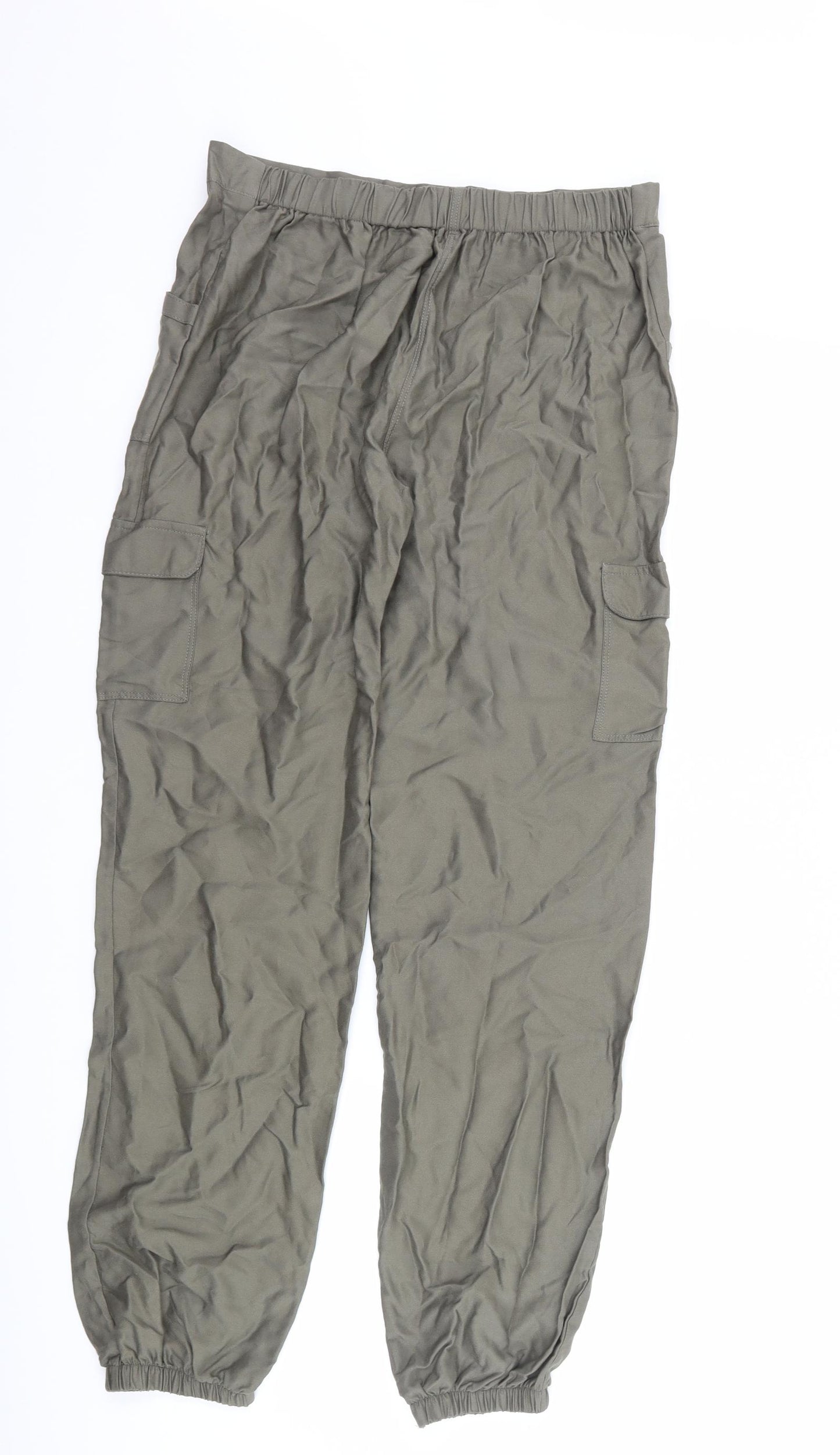 Nutmeg Girls Green   Cargo Trousers Size 13-14 Years
