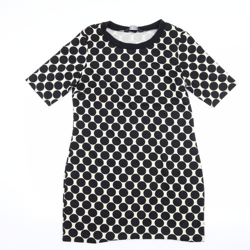 Dorothy Perkins Womens Black Polka Dot  Shift  Size 12