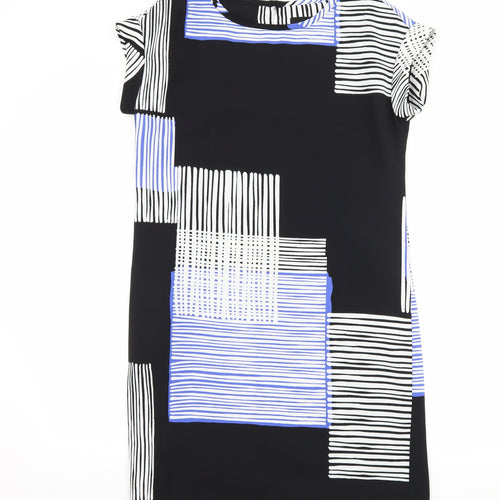 NEXT Womens Black Striped  Shift  Size 8