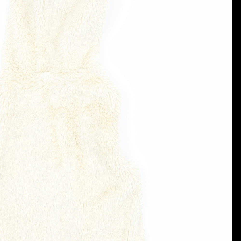 NEXT Girls Ivory   Gilet Coat Size 3-4 Years