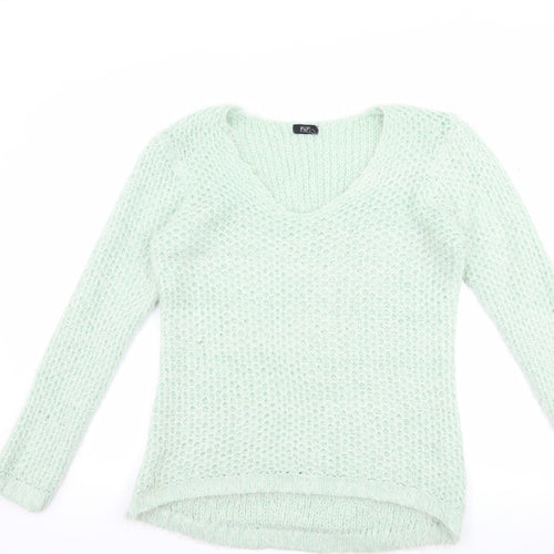 F&F Womens Green   Pullover Jumper Size 16