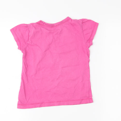 St Bernard Girls Pink   Basic T-Shirt Size 5 Years