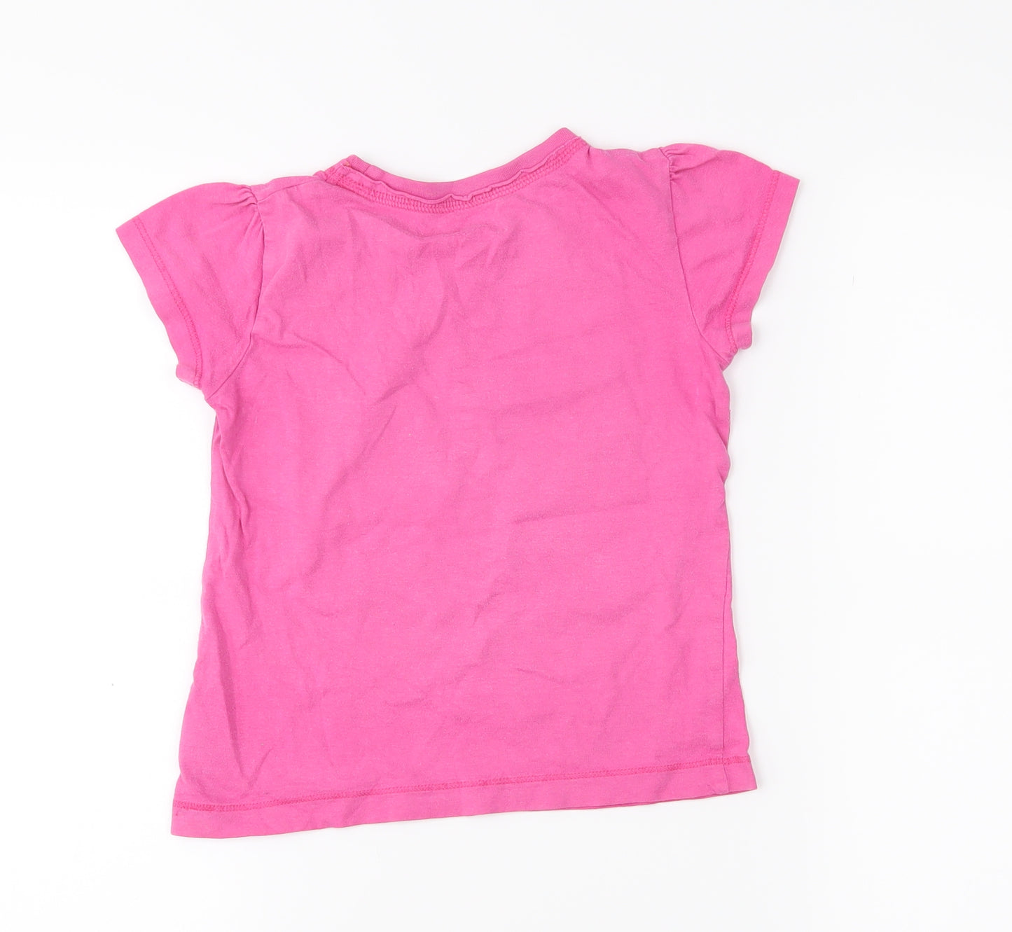 St Bernard Girls Pink   Basic T-Shirt Size 5 Years