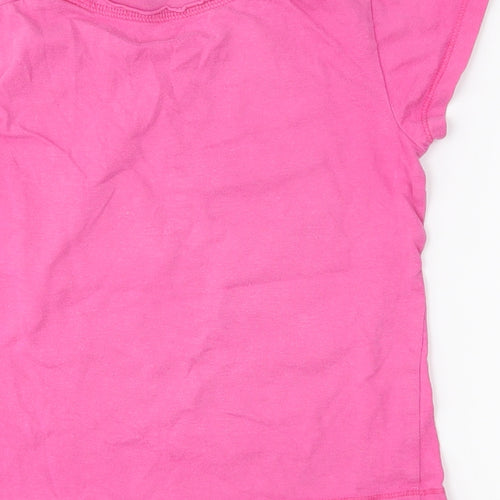 St Bernard Girls Pink   Basic T-Shirt Size 5 Years