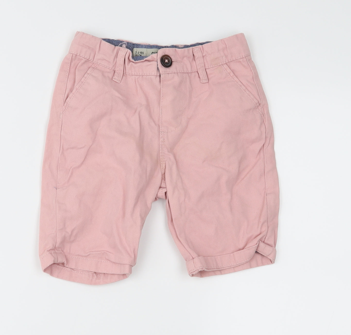 Denim CO Boys Pink   Bermuda Shorts Size 2-3 Years